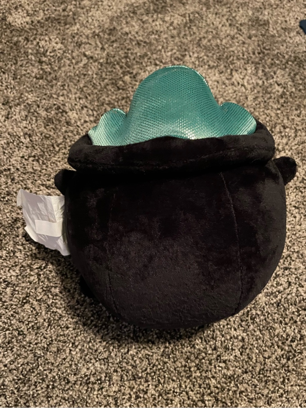 Halloween witches cauldron pillow